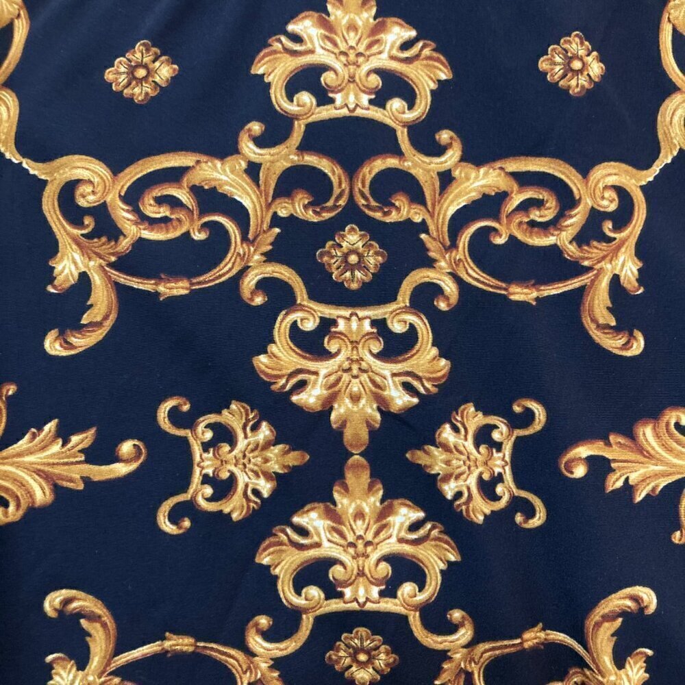 BAROQUE GOLD Drill Clothing Shirt 4X Black - Picture 8 of 11